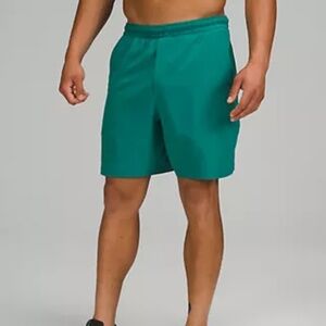 LULULEMON Pace Breaker Lined Short 7" Color Teal Lagoon